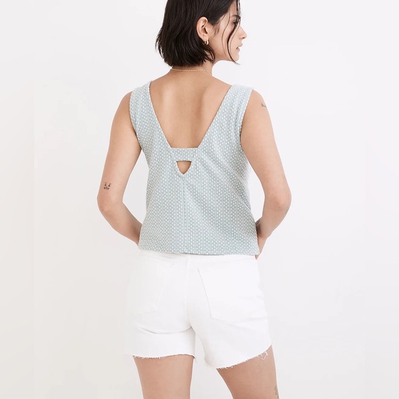 Madewell Peekaboo-Back Crop Top     NWT - Picture 3 of 10